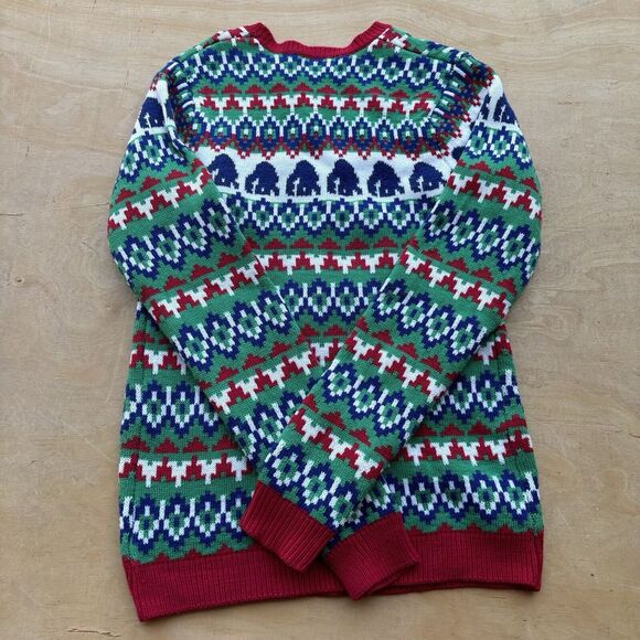 Holiday Time Gorilla Ugly Christmas Sweater Unisex Small - Picture 4 of 6